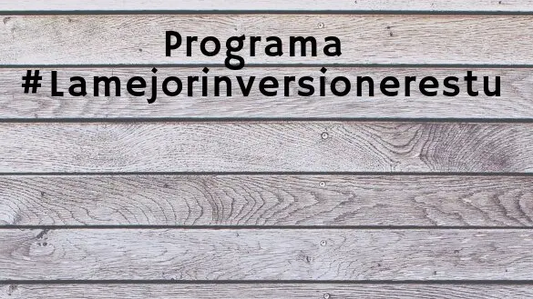 Programa #lamejorinversionerestu
