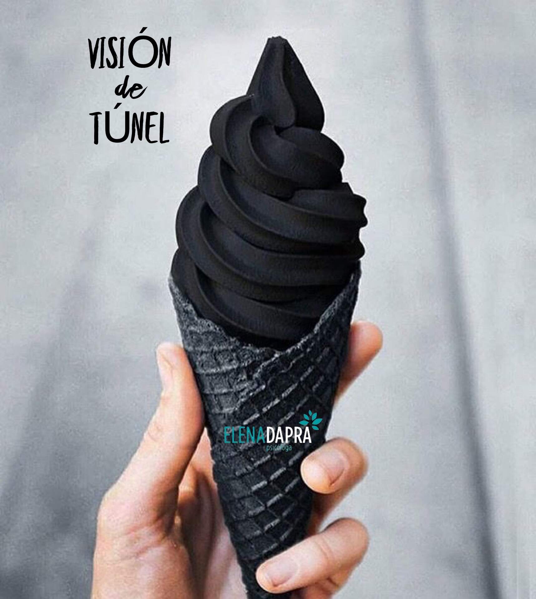 Elena Daprá imagen verlo todo negro